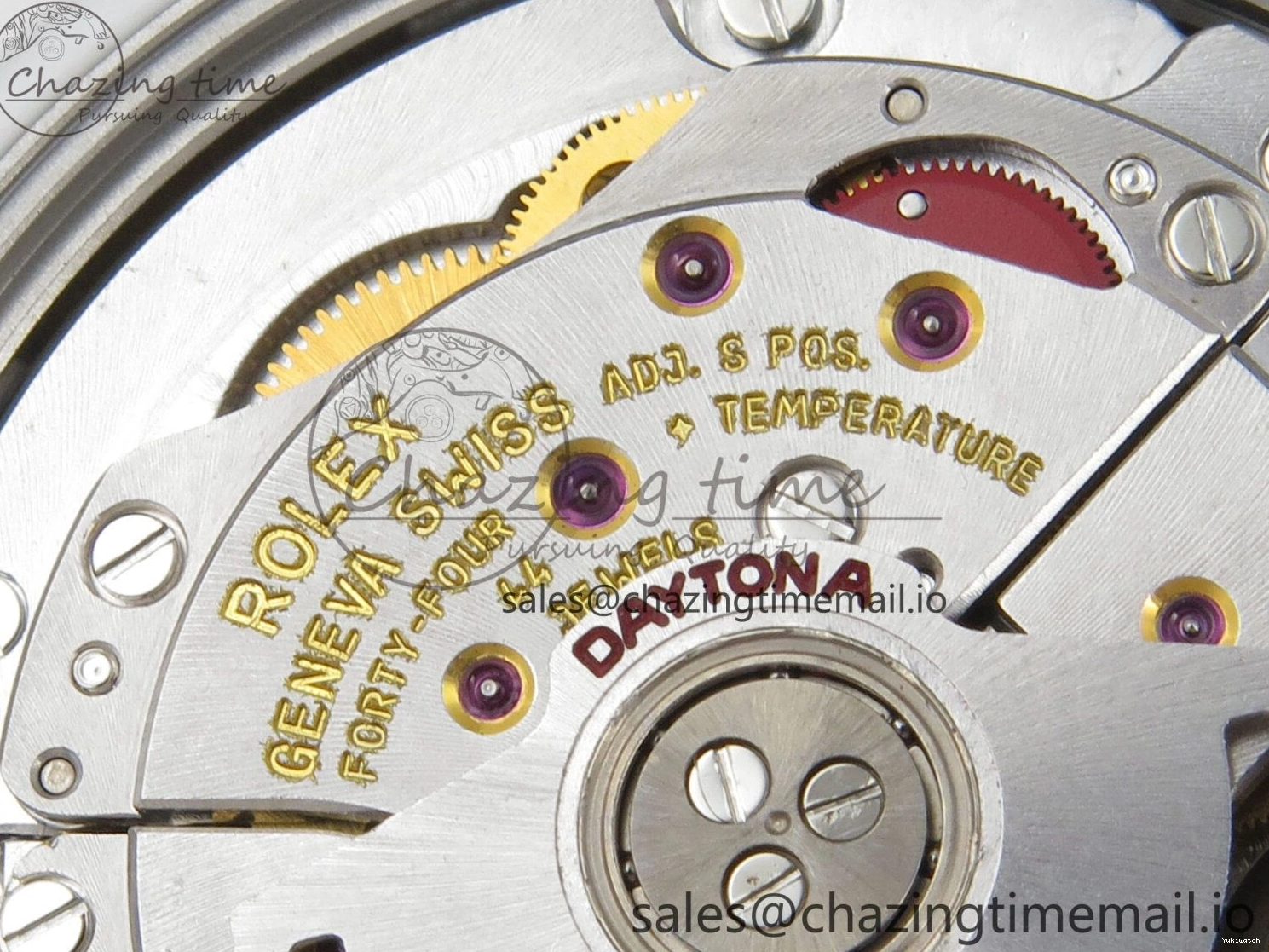 White SONIC Case Black Rainbow Daytona Bezel SA4130 Best and Rainbow Bracelet Dial Edition Ceramic 0113